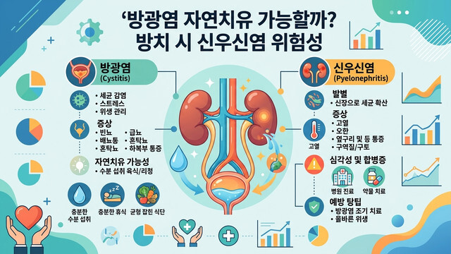 방광염 자연치유 가능할까? 방치 시 신우신염 위험성