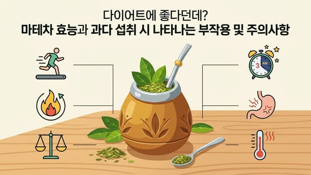 다이어트에 좋다던데? 마테차 효능과 과다 섭취 시 나타나는 부작용 및 주의사항