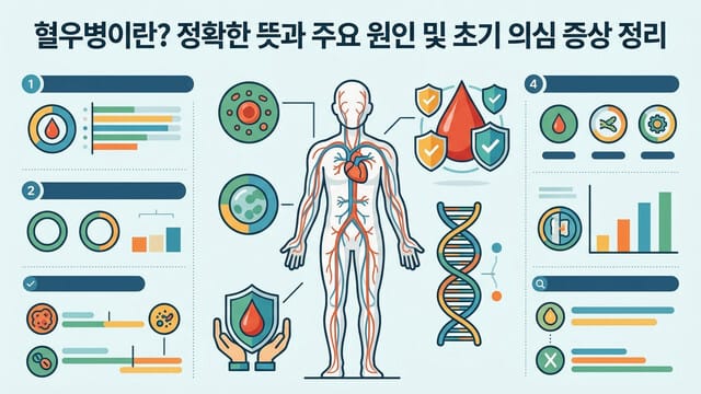 혈우병이란? 정확한 뜻과 주요 원인 및 초기 의심 증상 정리